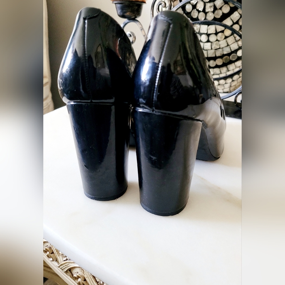Nine West Elegant Black Women's Patent Heels Business/Office/Carrer 8.5 - Picture 10 of 15